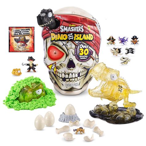 ZURU SMASHERS - Smashers Dino Island Surprise Egg Giant Skull, T-Rex ...