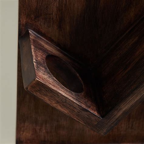 Buy Wexford Wood Wall Mounted Wine Bottle and Glass Rack from Home ...