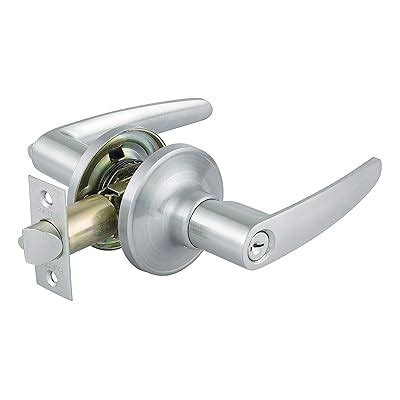 Buy Taftek AML201 Straight Entry Lever Door Lock in Satin Nickel Online ...