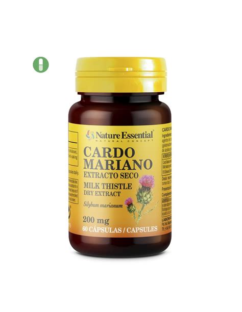 CARDO MARIANO EXTRACTO SECO - NATURE ESSENTIAL - 200 MG - 50 CÁPSULAS