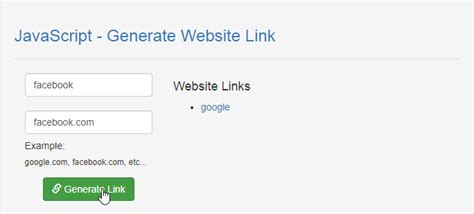 Image result for How to Create a Dynamic Link Using Label in JavaScript