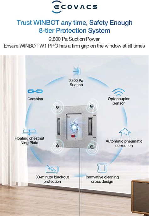 ECOVACS Winbot W1 Pro: Intelligent Window Cleaning India | Ubuy