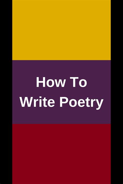 Image result for How to Write Poetry