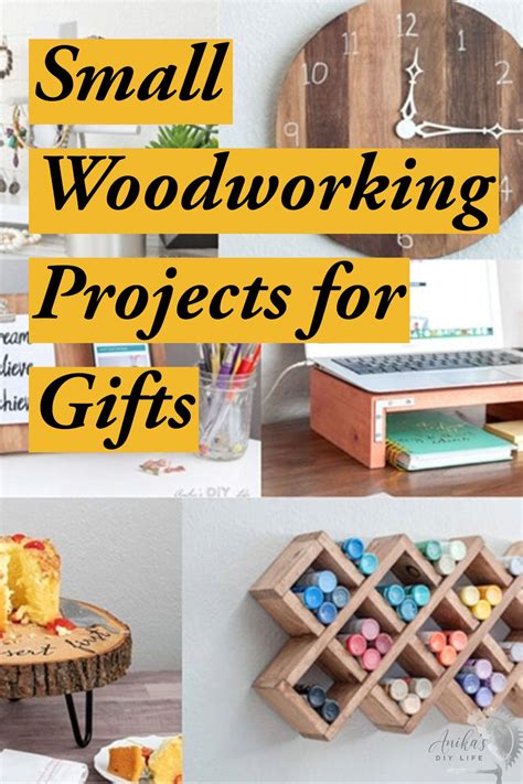 33 Easy Woodworking Gift Ideas They Will Love! - Anika's DIY Life ...