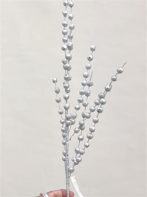 Artificial Glitter Holly Berry stick – Bakeworld Retails Pvt Ltd