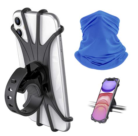 Bike Phone Holder, Motorcycle Phone Mount, 360°Rotation, Strong ...