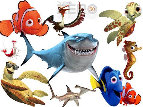 Finding Nemo Characters Clipart at GetDrawings | Free download