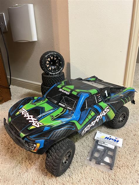 Traxxas Slash 4x4 Ultimate Vxl-3s Brushless With Brand New Wheels RPM Rc Rustler for Sale in ...