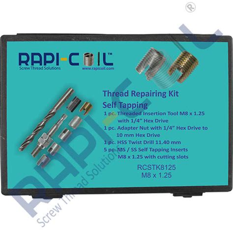 Self-Tapping Thread Repair Kit M8 x 1.25 | RAPI-COIL