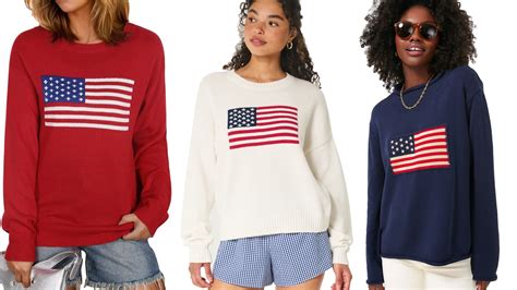 6 Viral American Flag Sweaters to Get Before the Fourth of July | Us Weekly