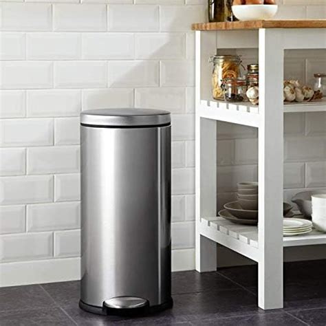 Ganeshi Stainless Steel Swing Dustbin With Lid for Home Kitchen and ...
