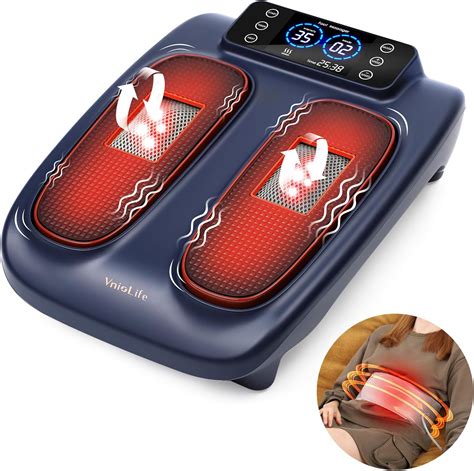 Amazon.com: Electric Foot Massager with Heat for Neuropathy Plantar ...