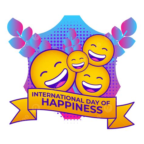International Day Clipart PNG Images, International Day Of Happiness ...