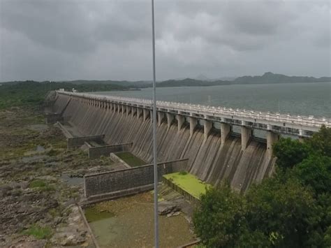 Inflow of water continues for two consecutive days in Shetrunji Dam of ...