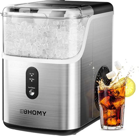 Amazon.com: EUHOMY Nugget Ice Makers Countertop, Pebble Ice Maker ...