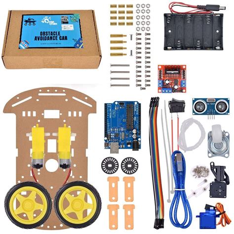 Quad Store - DIY 2WD Obstacle Avoidance Robot Car using compatible UNO ...