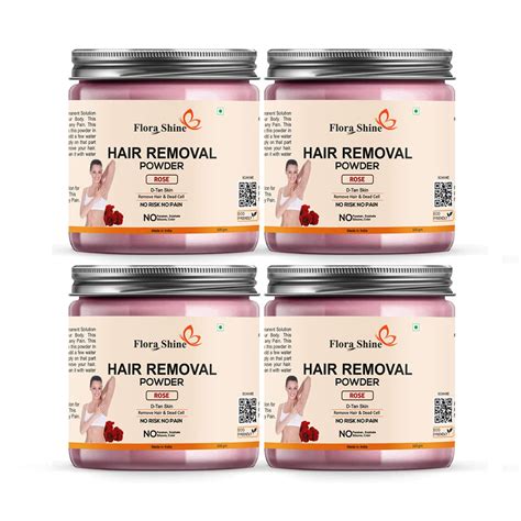 Buy Flora Shine 100 % Pure Hair Removal Powder For Underarms, Hand ...