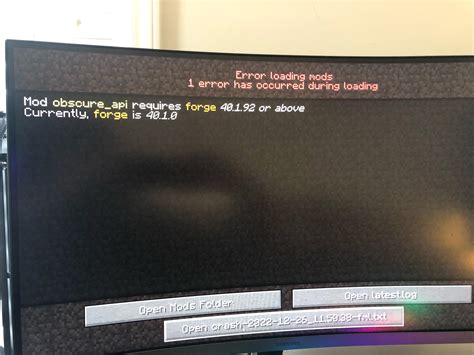 Image result for Mod Loading Errors