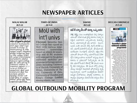 Newspaper Articles — ORAL PATHOLOGY-SAVEETHA