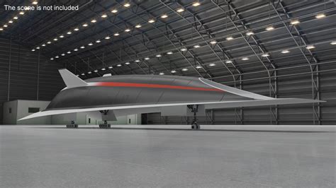 3D Commercial Hypersonic Passenger Plane - TurboSquid 2270109