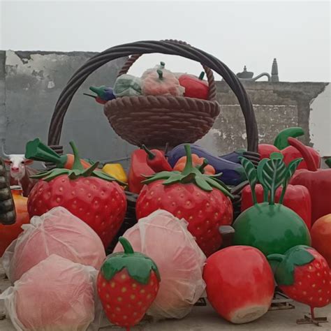 玻璃钢雕塑仿真蔬菜水果篮子雕塑南瓜白菜生态园农业园装饰品摆件-阿里巴巴