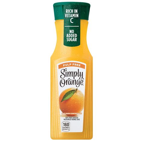 Amazon.com: Simply Orange Juice Pulp Free, 11.5 Fl Oz Bottle : Books