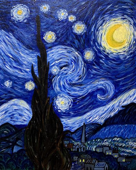 Starry Night by Van Gogh Painting