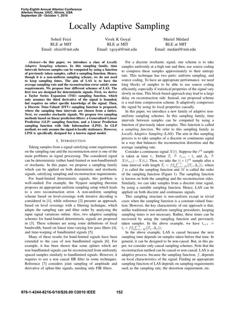 Image result for Adaptive Sampling Applications