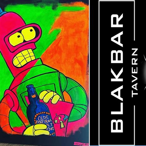 11th PunkRock “Futurama” Paint Night @BLAKBAR, BLAKBAR, Edmonton, 21 ...
