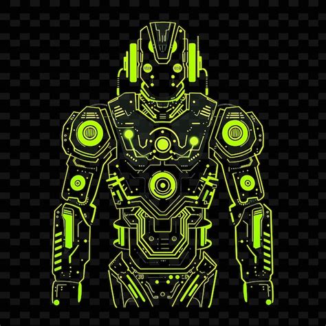 Neon Green Robot Machine 的图像结果