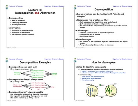 L05-Decomposition Abstraction - 1 University of Toronto Department of ...