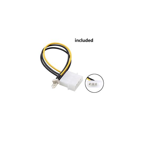 Buy Delinx DC 12V 2A Power Adapter PC Fan Power Supply 3 pin 4pin Molex ...