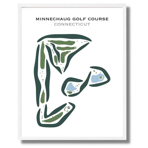 Buy the best printed golf course Minnechaug Golf Course, Connecticut