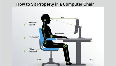 Image result for How to Sit Properly in Front of Computer
