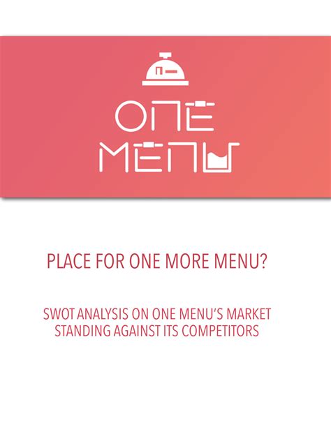 Image result for SWOT-analysis Restaurant Examples