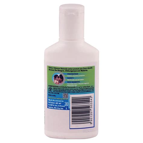 Odomos Naturals Mosquito Repellent Lotion, 60 ml Price, Uses, Side ...