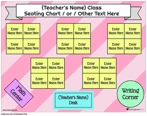 Create Your Own Seating Chart