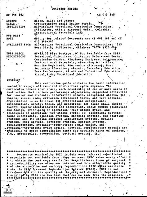 Small Engine Repair Basics 的图像结果