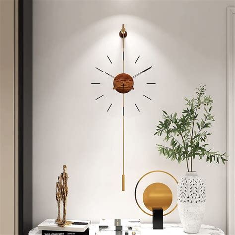 Jeezi Vintage Clear Face Wall Clock with Walnut India | Ubuy