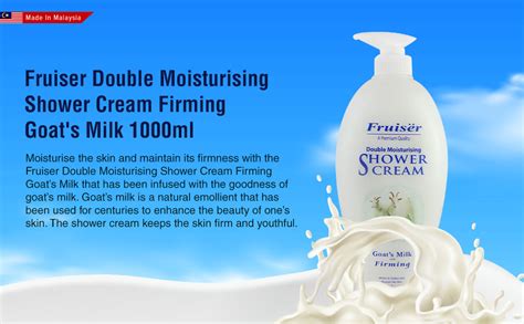 Buy Fruiser Double Moisturising Shower Cream, Goat's Milk with Firming ...