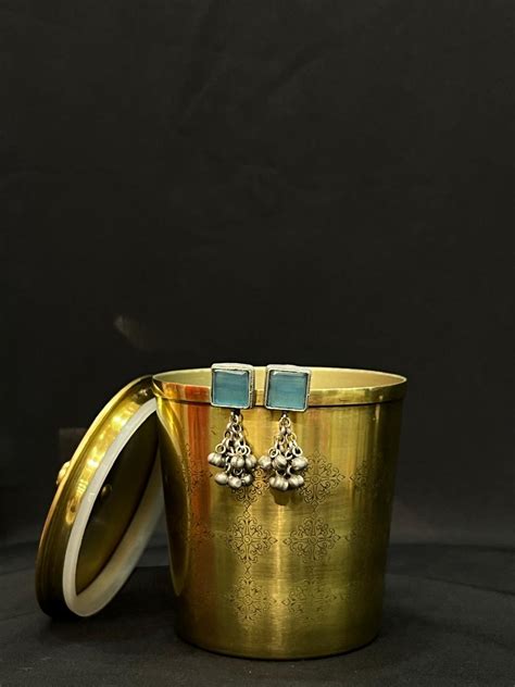 Oxidised Ghungroo Earring – House of Anjana Bohra