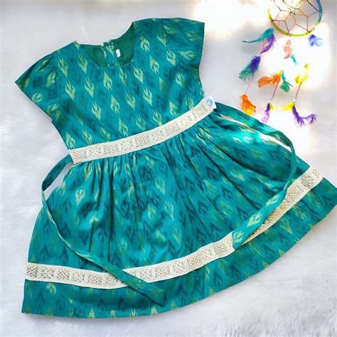 Ethnic frock - Rama Green – dularindia
