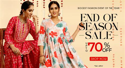 Buy Indian Ethnic Wear | Kurta & Suit Sets for Women