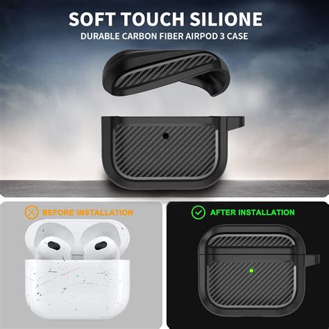Buy Aiiko Airpod 3rd Generation Case, Airpods Gen 3 Case for Men with ...