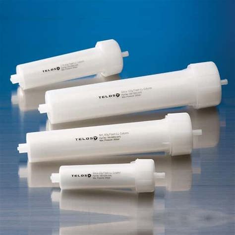 Cole-Parmer TELOS® Irregular Silica Flash Column, 40-60µm, 120g, Luer ...