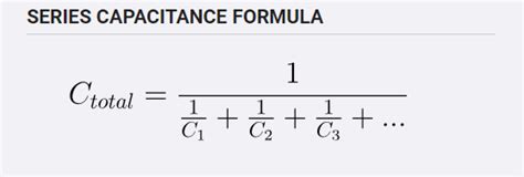 Capacitance Formulas Parallel Series 的图像结果