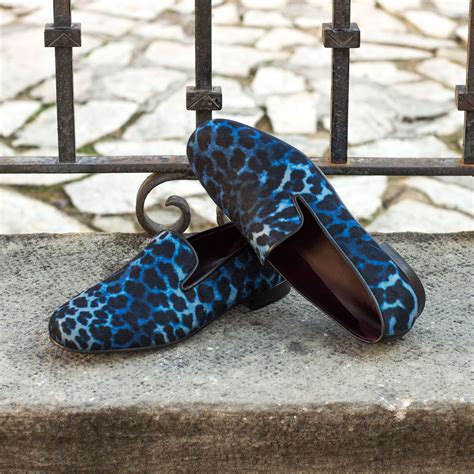 Gentlemen Cortes Slip On - Leopard Sartorial Fabric – Knightline