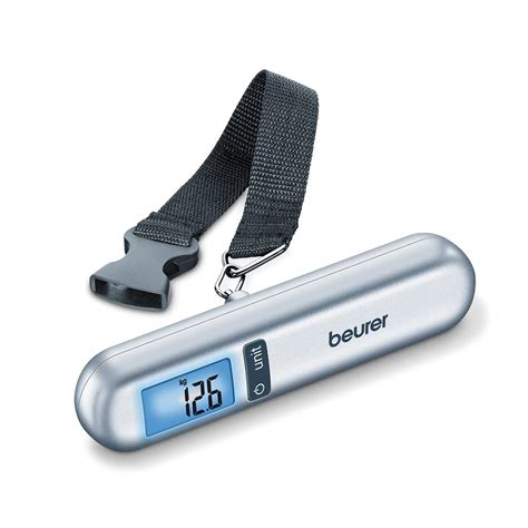 Beurer LCD Display LS 06 Luggage Scale | Blue Backlit LCD | Automatic ...