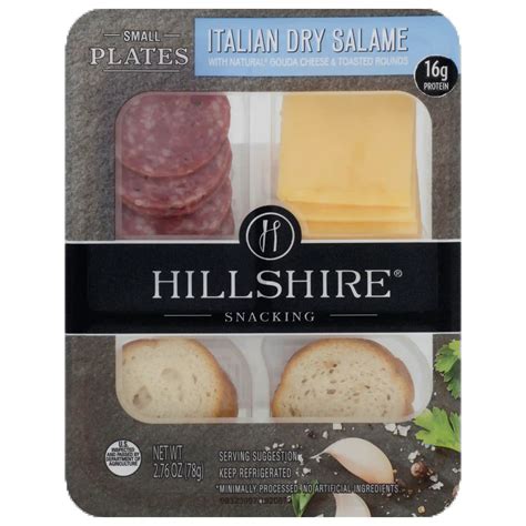 Hillshire® Snacking Small Plates, Italian Dry Salame Deli Lunch Meat ...