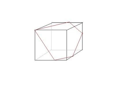 正方体怎么截面是五边形？求图！_百度知道